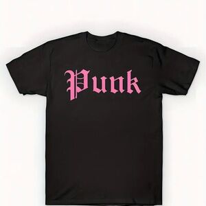 Black Punk Graphic T-Shirt